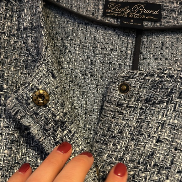 Lucky brand tweed jacket. - Picture 3 of 5